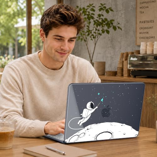 May Chen Compatible with MacBook Neo 13 inch Case 2026 Model A3404, Plastic Hard Shell,Keyboard Cover,Screen Protector,Dust Plug, for MacBook Neo 13" with A18 Pro Chip, Astronaut - color: Astronaut