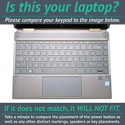 MightySkins Skin Compatible with HP Spectre x360 13.3" Gem-Cut (2019) - Glamorous | Protective, Durable, and Unique Vinyl Decal wrap Cover | Easy to Apply, Remove, and Change Styles | Made in The USA