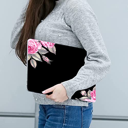 Black Flower 11.6 13 13.3 14 15 15.6 Inch Netbook Laptop Skin Sticker Reusable Protector Cover for Laptop Notebook FY-NEK-11 - color: FY-NEK-11