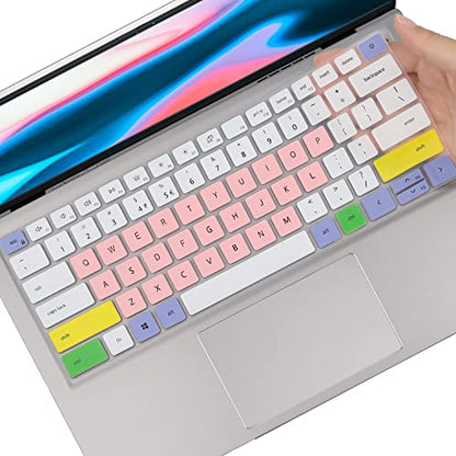 Keyboard Cover for Dell Inspiron 14 7415 7420 7425 7430 7435 14", Inspiron 14 5410 5415 5418 5420 5425 5430, Inspiron 16 5630 5620 5625 7620 7630 16", Dell Latitude 3320 3420, Inspiron 13 5310 - color: Candypink