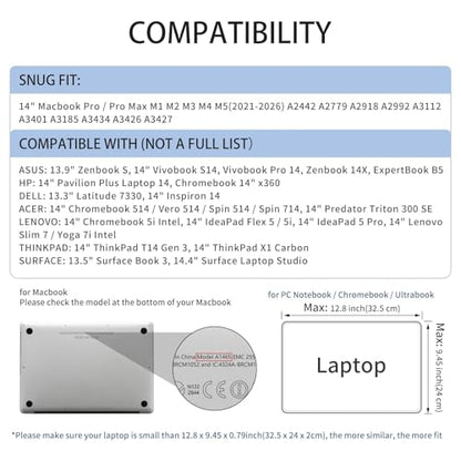 RAINYEAR 13.3 Inch Laptop Sleeve Case Padded Carrying Bag, Khaki | Slim Protective Soft Zipper Computer Cover for 13.3 Inch Notebook Computer Chromebook 14 inch MacBook Pro/Max M1 M2 M3 M4 M5 - color: Khaki, size: 13"-13.3"