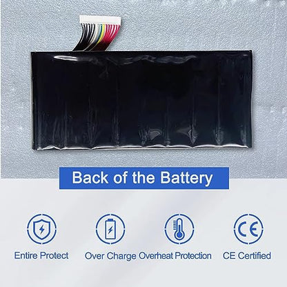 JOTACT BTY-L77（11.1V 83.25Wh/7500mAh 9-Cell） Laptop Battery Compatible with MSI GT72 2PE 2QD 2QE 6QD 6QE GT72S 6QD 6QE 6QF WT72 2OK 2OM 6QI GT80 GT80S Series Notebook MS-1781 MS-1782 MS-1783 MS-1785 - size: 6.52*2.75*0.80 inch BTY-L77