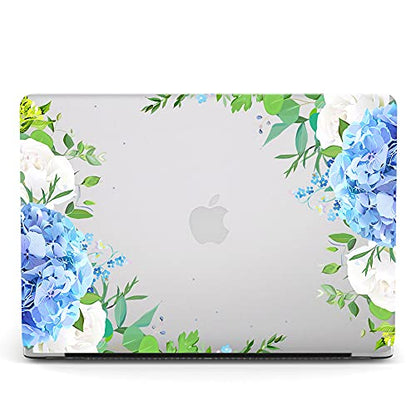 Hard Cover Compatible with MacBook Air 11 inch Case 2015 2014 2013 2012 2011 2010 Realease Model A1465 A1370, Color Printing Matt Plastic Hard Protective Shell Cover Case - Blue Flower - color: 1014 Blue flower, size: Air 11" 2010-2015(A1370/A1465)