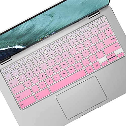 Keyboard Cover for ASUS Chromebook CX1100 CX1101 CX1102 CR1100 11.6, Chromebook C523NA CX1500 CX1400 CM1400 14 15.6, Chromebook C523NA C433 C425TA C423 C302 (NOT FIT C436 C434 CX1700 CX3 CX5 CX9) - color: MintGreen