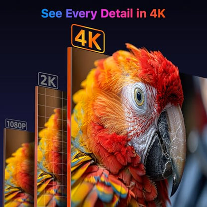 kksmart Portable Monitor 15.6 inch 4K UHD 145% sRGB 60Hz, Travel Monitor for Laptop MacBook Surface PC Xbox PS5, HDMI USB-C VESA Compatible Built-in Speaker - size: 15.6inch