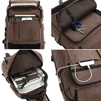 NICGID Sling Bags Chest Shoulder Backpacks, Laptop Backpack Crossbody Messenger Bag Travel Outdoor Men Women - color: Coffee-808, size: 13.3 inch