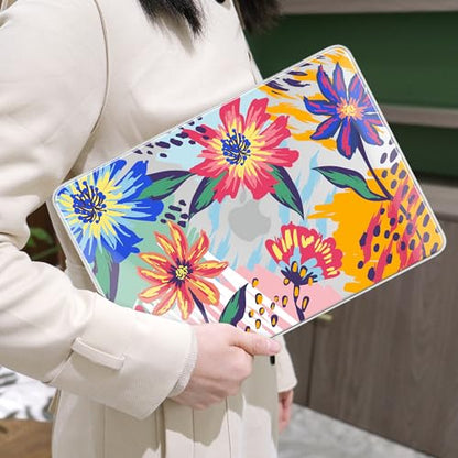 MEEgoodo 4-in-1 Printed Case for MacBook Neo 13 inch 2026 Release Model A3404, Laptop Hard Shell Cases with Keyboard Skin & Screen Protector & Webcam Covers, Art Painted Flowers - color: Art Painted Flowers
