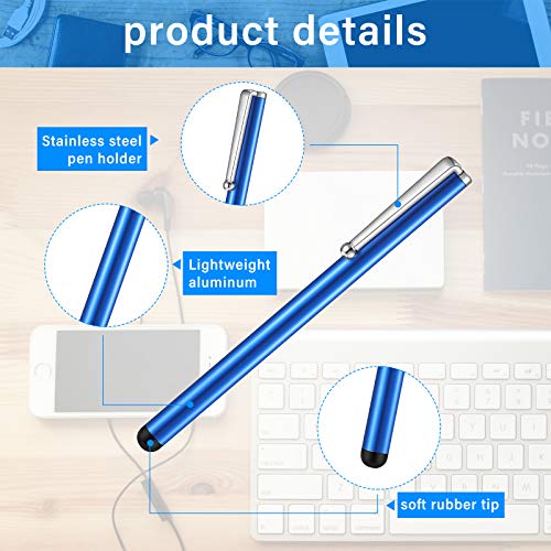 Outus 130 Pcs Stylus Pens Bulk for Touchscreens, Universal Capacitive Stylus Digital Pen for Everyday Writing Drawing, Compatible with Phone Tablet Most Device with Capacitive Touch Screens, 10 Colors