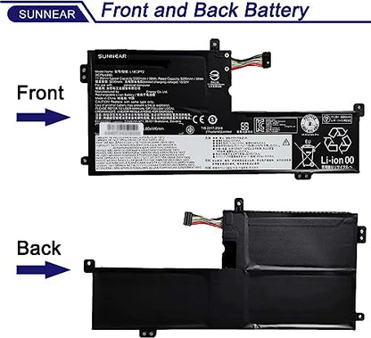 L18C3PF2 Laptop Battery for Lenovo Ideapad L340-15API L340-15IWL | 11.25V 36Wh; Battery Replacement for Lenovo Ideapad Touch L340-17API L340-17IWL; L18L3PF1 L18M3PF2 L18D3PF1 - size: 10.47*4.76*0.94 inches L18C3PF2