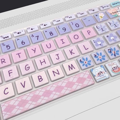 Cute Keyboard Cover for 15.6’’ HP Laptop 15-dw 15-dy 15-ef 15-da/db/bs 15-dy5033dx 15-dw0083wm 15-ef2126wm 15-da0014dx, Envy x360 15m-dr/ds 17-bs/bw, Pavilion 15-cs/cc, Cute Bunny - color: Cute Bunny