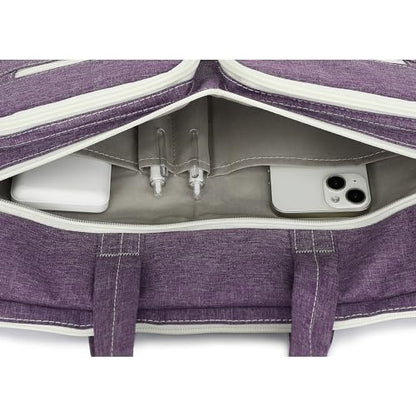 DACHEE Laptop Shoulder Bag for 15 Inch/15.6 Inch Macbook Pro - color: New Purple
