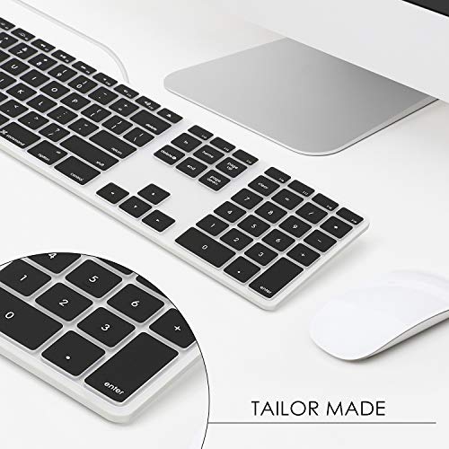 Allinside Black Keyboard Cover for iMac USB Keyboard A1243 MB110LL/B - color: 02 Black