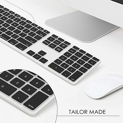 Allinside Black Keyboard Cover for iMac USB Keyboard A1243 MB110LL/B - color: 02 Black