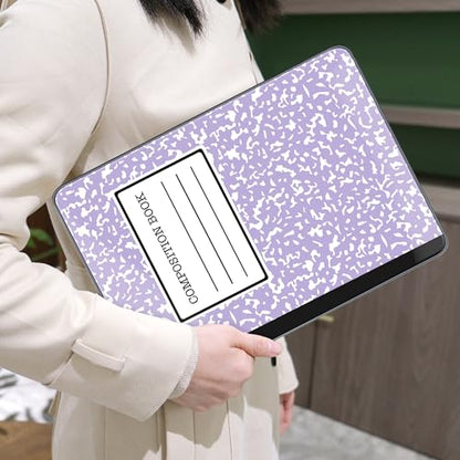 MEEgoodo Printed Case for New MacBook Neo 13 inch 2026 Release(Fit Model A3404), Laptop Hard Shell Cases with Keyboard Skin & Screen Protector & Webcam Covers, Composition Book Purple - color: Composition Book Purple