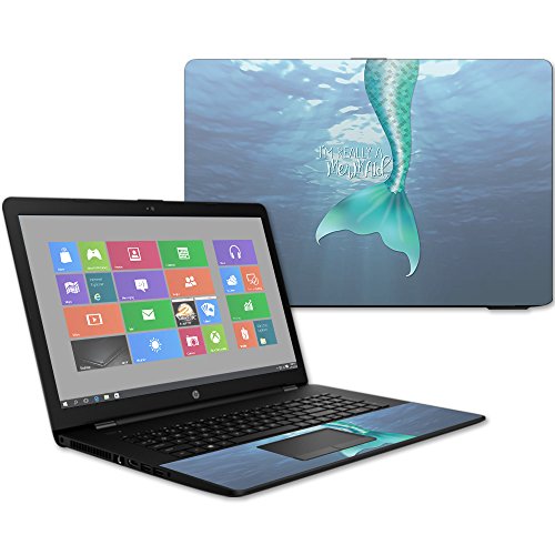 Mightyskins Skin Compatible with Hp 17t Laptop 17.3" (2017) - Im Really A Mermaid | Protective, Durable, and Unique Vinyl Decal Wrap Cover | Easy to Apply, Remove, and Change Styles | Made in The USA - color: Im Really A Mermaid