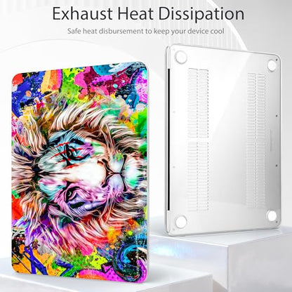 Tuiklol for 2026 MacBook Neo 13 Inch A18 Pro Chip Case, (Model A3404) Anti-Scratch Anti-Drop Slim Hard PC Shell Case with Shockproof Protective MacBook Neo Laptop Cover, Cute Lion - color: Cute Lion