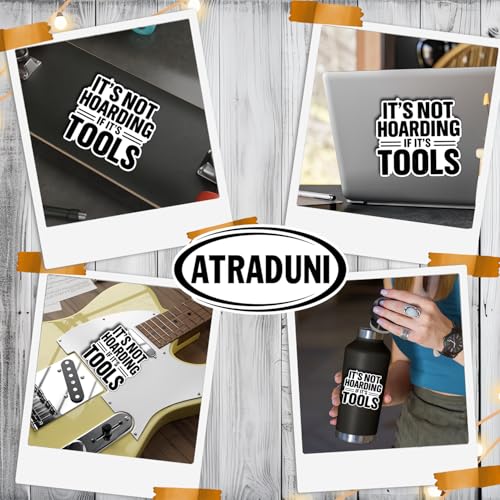 (3Pcs) It’s Not Hoarding If It’s Tools Stickers Funny Mechanic Handyman Quote Gifts Waterproof Vinyl Decals for Toolbox Garage Size 3" - color: It’s Not Hoarding If It’s Tools