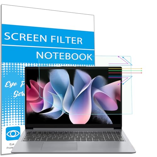 15.6 Inch Anti Blue Light Screen Protector for 15.6" Lenovo IdeaPad 3, IdeaPad 5/5i, IdeaPad 1 1i 15.6, Yoga 7 7i 15.6, Flex 5 15.6, Legion 5 15.6, Thinkpad 15.6 Inch Aspect Ratio 16:9 Laptop - color: Anti Blue Light