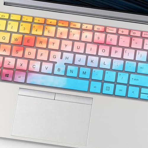 Keyboard Cover for HP EliteBook 840 G7 G8 14 Inch Notebook, HP EliteBook 845 G7 G8 14 Inch Notebook PC Model Laptop US Layout Keyboard Skin(Not for HP Elitebook 840 G5/G6)-Dazzling - color: Dazzling