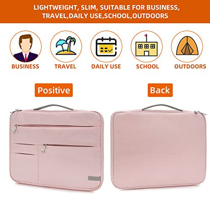 KINGSLONG Laptop Bag, Laptop Case Sleeve with strap, Laptop Case Bag Lightweight Slim Computer Bag Notebook Carrying Cover
