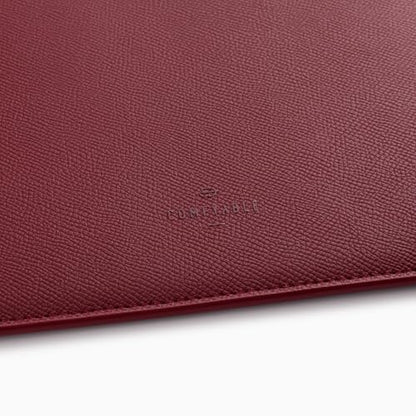 Comfyable Laptop Sleeve 13 Inch Precisely Compatible with MacBook Air M5 2026 & MacBook Pro/Neo A18, Genuine Leather Cover Case, Wine Red - color: Wine Red, size: For 13" MacBook Pro & Air & Neo