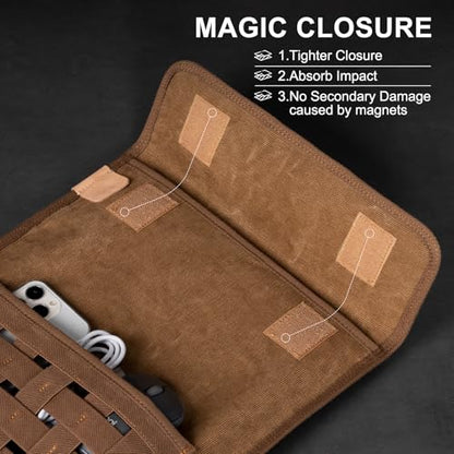 Gexmil Protective Tablet Sleeve for iPad Pro 13 Inch (M4) 2024, iPad Air 13 Inch M3/M2, iPad Pro 12.9 Inch,Galaxy Tab S9 Plus/S10+/S10 Plus/S9 FE+/S9 FE Plus 12.4", Brown - color: Brown, size: 13 Inch
