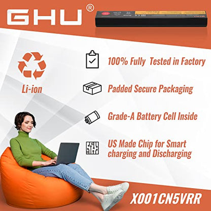 GHU New Battery 58 WH Compatible with Thinkpad G580 Y580 G480 G485 G585 Y480 Y480N Y485 Y485N Y480P Y580 Y580N Y485P Z380 Z480 Y580P Z580 Z585 Z485 G700 G710 P580 P585 - style: 58Wh/(75+)