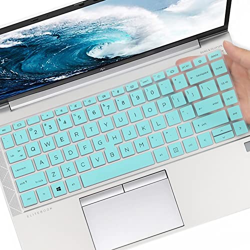 Keyboard Cover Design for 14" HP EliteBook 840 845 G7 G8 Notebook PC Model Accessories Keyboard Protective Skin (Not fit HP EliteBook 840 845 G5 G6 G9 G10 G11) -Hotblue - color: Hotblue