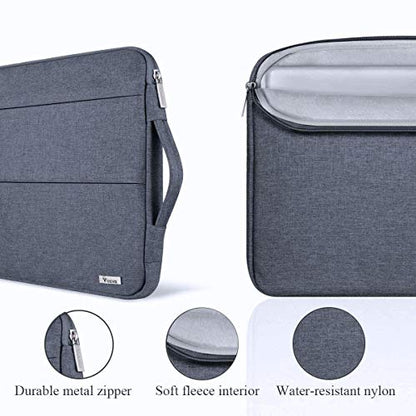 Voova 15.6-16 Inch Laptop Sleeve, Laptop Case, MacBook Case, Dark Gray | Slim splash-proof 16-inch laptop sleeve compatible with MacBook Pro M1-M5 Max, HP, Lenovo, Acer and Asus for daily use - color: Dark Grey, size: 15.6-16 Inch