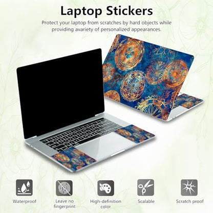 Laptop Skin Sticker Decal, Universal Reusable Vinyl Laptop Cover for 12" 13" 13.3" 14" 15" 15.4" 15.6" Notebook PC, Reusable Waterproof Scratch-Resistant with 2 Wrist Pads,Art Mandragora - color: Art Mandragora