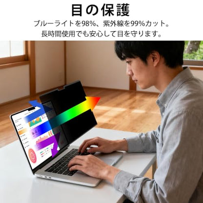 ZOEGAA Privacy Screen Protector for MacBook Air 15 Inch 2023 (M2, A2941). | 1 Install Ways; Anti Bule Light/Glare; Compatible With macbook air 15 inch M2 chip; - size: MacBook Air 15 inch (2023, M2)