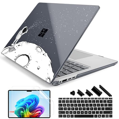 Batianda AstroGrid Case for Microsoft Surface Laptop 15 inch, Astronaut | Fits Surface Laptop for Business 8th Edition 2026 & Surface Laptop 7 2024, 4-in-1 Accessories Bundle, Slim Durable Hard Shell - color: Astronaut