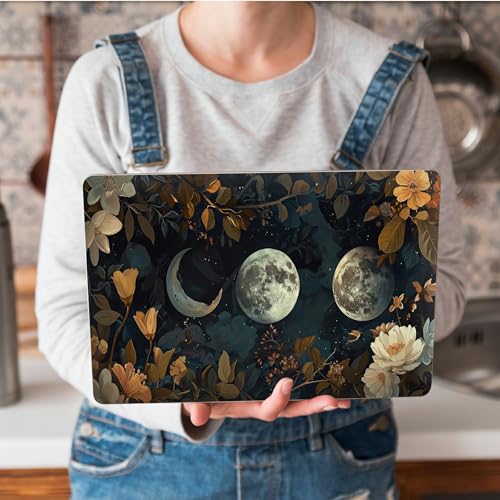 Universal Laptop Skin Sticker with 2 Wrist Pad Skins, Waterproof Scratch Resistant Vinyl Laptop Cover Decal, Cut to Fit for 11–15.6 Inch MacBook HP Dell Lenovo, Autumn Moon - color: Autumn Moon