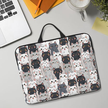 Laptop Case 14 Inch, Soft Shockproof Laptop Sleeve with Handle, Protective Bag - color: Pattern (671)