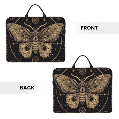 14 inch Laptop Sleeve with Handle Shockproof Laptop Bag Waterproof Computer Cover Bag Moth Briefcase