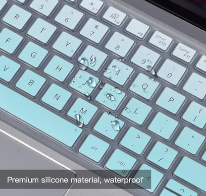 Keyboard Cover for Dell Latitude 3440 5440 5430 5431 5420 14", Dell Latitude 14" 7440 7430 7420 7410, Dell Latitude 14" 9420 9430, Dell Latitude 9520 9510 7520 15.6" 2023 2022 Keyboard Skin,Ombre Mint - color: Ombre Mint
