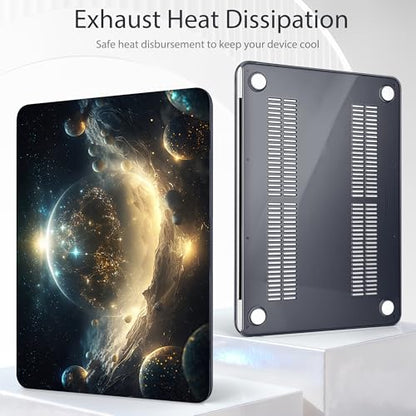 Tuiklol for 2026 MacBook Neo 13 Inch A18 Pro Chip Case, (Model A3404) Anti-Scratch Anti-Drop Slim Hard PC Shell Case with Shockproof Protective MacBook Neo Laptop Cover, Birth of Galaxy - color: Birth of Galaxy