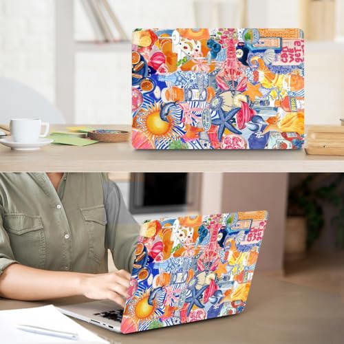 Compatible with 2026 MacBook Neo Case 13 inch Model A3404 (A18 Pro Chip), Anti-Fingerprint& Scratch Sturdy Hard Shell Case & Keyboard Cover & Screen Protector &Webcam Cover, Pattern Collage01 - color: Pattern Collage01