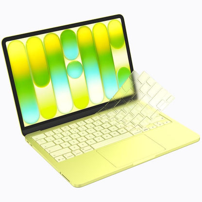 Soonjet Keyboard Cover Skin for 2026 MacBook Neo 13 inch A3404 A18 Pro, Premium Ultra Thin Clear Keyboard Protector, US ANSI Layout (Citrus) - color: Citrus