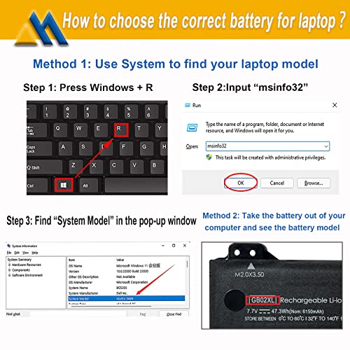 GB02XL l42583-002 Laptop Battery Replacement for HP Chromebook X360 14A 14-DB 11 G8 G7 G1 G2 EE/Chromebook 11A G8 G5 G6 EE/Chromebook 14 G5 14-DB0051CL Series hstnn-ub7m L42583-005 L42550-271 - size: 9.76*3.70*0.21 inch GB02XL