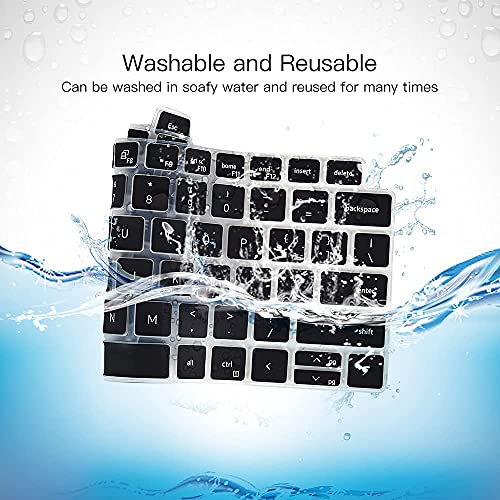 Keyboard Cover for Dell Latitude 3440 5440 5430 5431 5420 14", Dell Latitude 14" 7440 7430 7420 7410, Dell Latitude 14" 9420 9430, Dell Latitude 9520 9510 7520 15.6" Keyboard Skin Protector, Black - color: Black