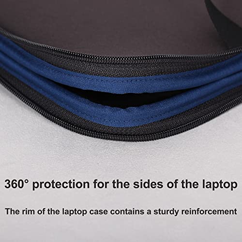 Laptop Sleeve 15.6 Inch, Protective Laptop Case with Handle & Inner Pocket, Lightweight Bag, Notebook Computer Carrying Cover (Black)