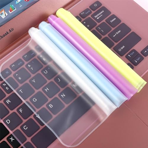 Keyboard Cover Protector Notebook Laptop Accessories Keyboard Skin 15-17 inch Soft Silicone 12-14 inch Waterproof Keyboard Film(Blue)