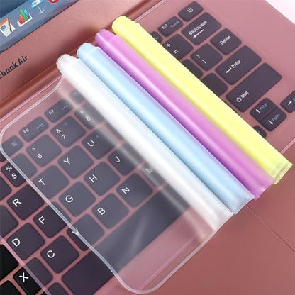 Keyboard Cover Protector Notebook Laptop Accessories Keyboard Skin 15-17 inch Soft Silicone 12-14 inch Waterproof Keyboard Film(Blue)