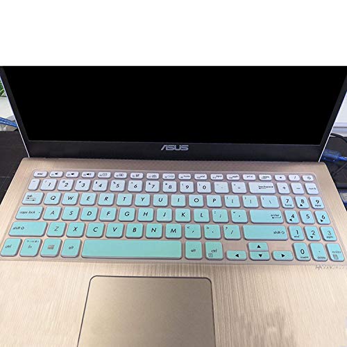 Compatible for Asus Vivobook 15 F512FA F512DA F512F F512 A512 A512FJ A512F X512F FA DA 15.6 Inch Silicone Laptop Keyboard Cover Skin,whiteblue - color: whiteblue