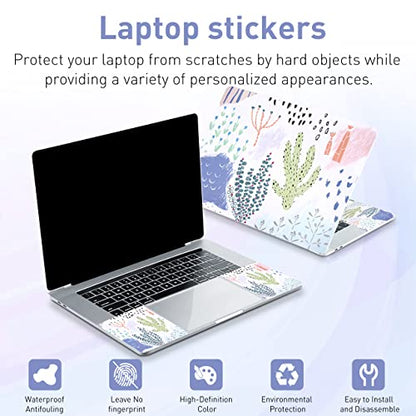 12.1 13 13.3 14 15.4 15.6 Inch Laptop Skin Decal, Laptop Skins Stickers Decals for Notebook PC, Universal Reusable Vinyl Laptop Cover Sticker, Waterproof Art Deal Protector I Cute Cactus Plants - color: Cute Cactus Plants