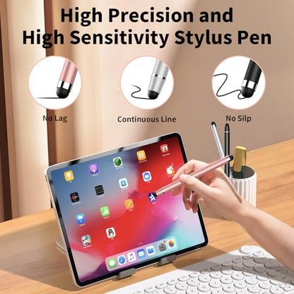 3PCS Stylus Pen for Touchscreen,2-in-1 High Precision Stylus | Stylus Pen for iPad/iPhone/Android/nintendo switch,Tablets and Capacitive Touchscreens,No Need to Connect or Charge