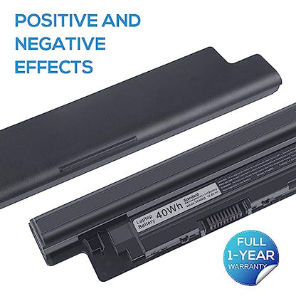 40Wh XCMRD FW1MN 4WY7C Battery for Dell Inspiron 15 3000 3542 3543 3531 3541 3521 3537,15R 5537 5521,17R 5721 5737,17 3737 3721,14 3421 3437 3443,14R 5421 5437,Vostro 2521 2421,Latitude 3540 3440 P28F - size: 10.7*2*0.78inch XCMRD