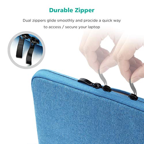 NIDOO 12" 13 inch Laptop Sleeve Case for 12.9" iPad Pro M1 M2 / 13" 13.6" MacBook Air/Surface Pro 7 8 9 X / 11.5" Lenovo Tab P11 Pro Tablet/ThinkPad Z13 / 13.4" Dell XPS 13 Plus/Galaxy Blue - color: Blue, size: 12-12.9 Inch / Macbook 13