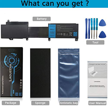 2NJNF Laptop Battery Compatible with Dell Inspiron 14z-5423 15z-5523 Ultrabook Series 8JVDG TPMCF T41M0 11.1V 44WH/3700MAH 6-Cell - color: 2NJNF